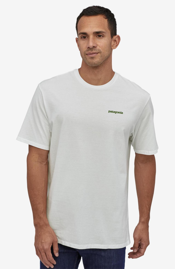Patagonia Fish Noggins Organic T-Shirt WESN Model Patagonia Fish Noggins Organic T-Shirt WESN Model